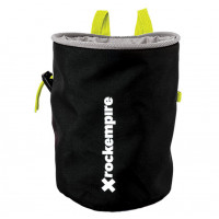 捷克 Rock Empire Chalk Bag Basic  黑色碳酸鎂粉袋 /黃綠色背帶 VSC013